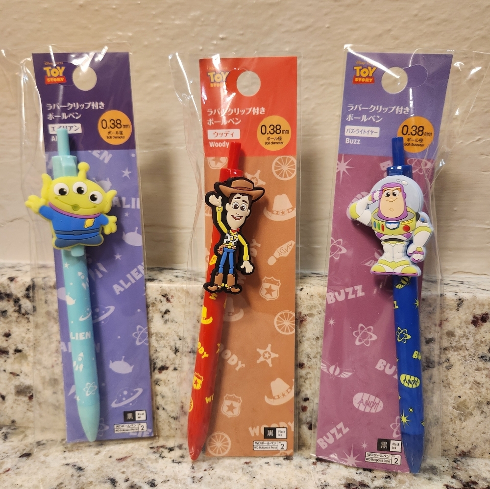 Disney 3 pens stationary